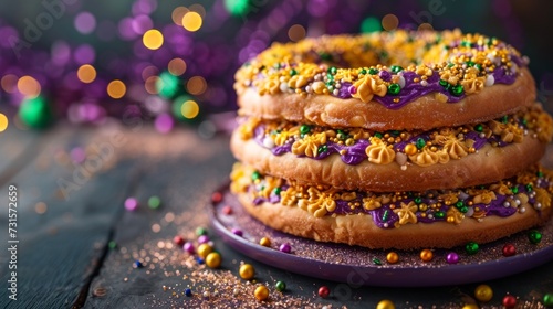 Delicious photographs featuring the iconic King Cake