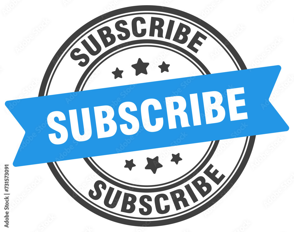 subscribe stamp. subscribe label on transparent background. round sign subscribe stamp. subscribe label on transparent background. round sign