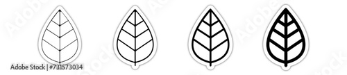 Icones symbole logo feuille arbre culture nature ecologie relief