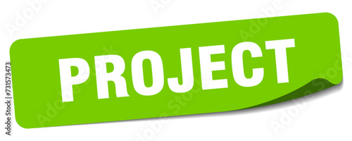 project sticker. project label