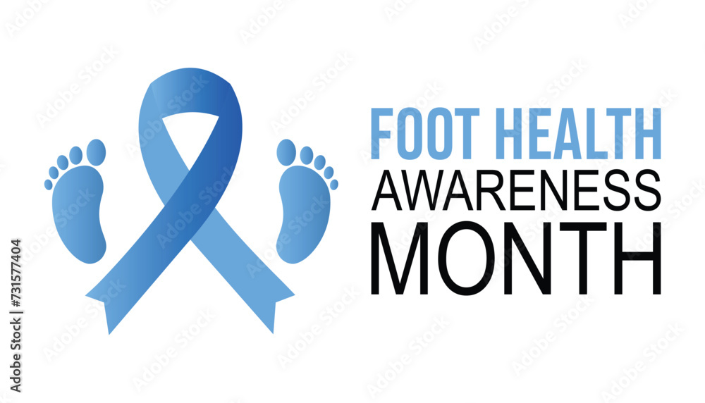 Vector illustration on the theme of Foot health awareness month observed each year during April banner, Holiday, poster, card and background design. Vector illustration on the theme of Foot health awareness month observed each year during April banner, Holiday, poster, card and background design.