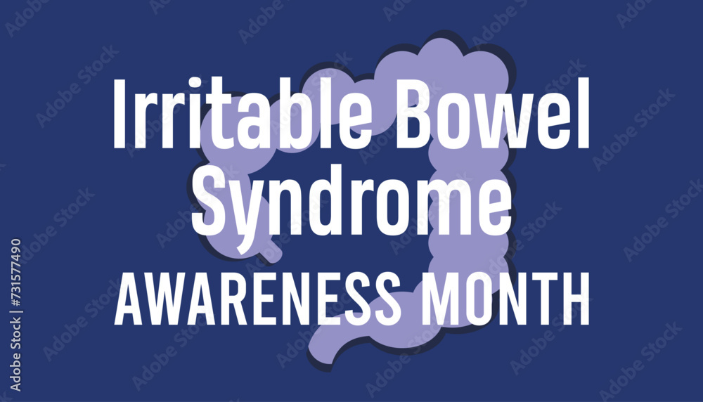 Vector illustration on the theme of Irritable Bowel Syndrome Awareness Month observed each year during April banner, Holiday, poster, card and background design. Vector illustration on the theme of Irritable Bowel Syndrome Awareness Month observed each year during April banner, Holiday, poster, card and background design.