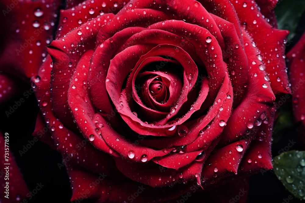 Сlose up of red rose flower with water drops
Generation AI Сlose up of red rose flower with water drops
Generation AI