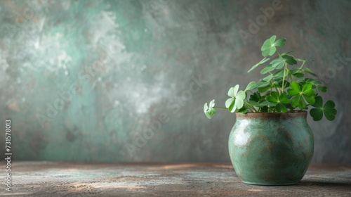 Minimalist decor featuring sleek green elements