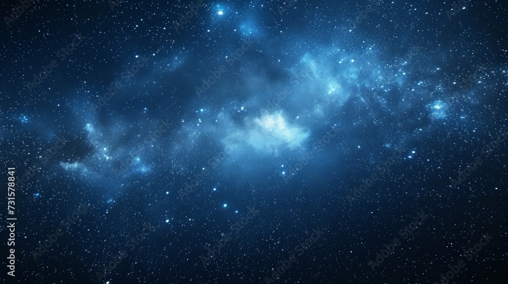 Fototapeta premium Sparse stars and constellations twinkle in the vastness of space