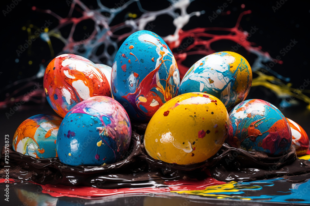 Easter eggs in paint
Generation AI Easter eggs in paint
Generation AI