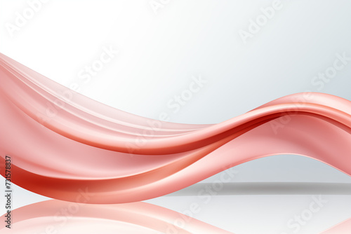 Gentle wave line, pink, sweet, with love. Background wallpaper card screensaver, clean blank