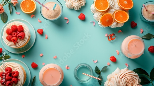 Minimalist design elements accentuate the beauty of birthday festivities with...