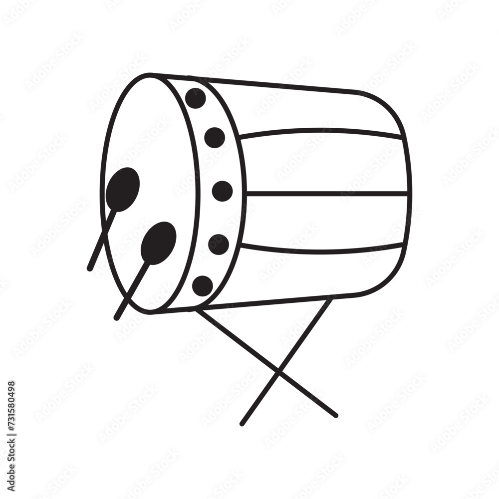 Eid drum icon Eid drum icon