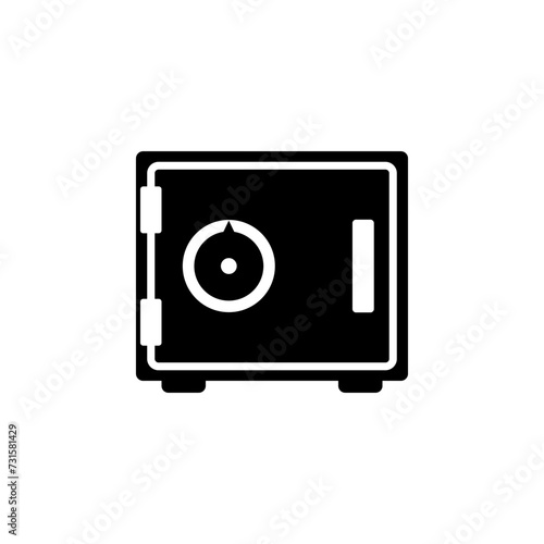 Armored Safe Flat Vector Icon