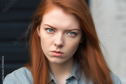 cropped shot of a woman looking skeptical about something