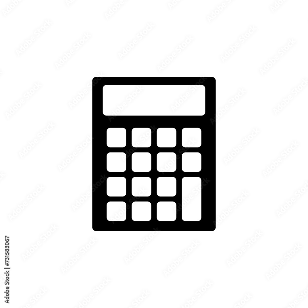 Calculator Flat Vector Icon Calculator Flat Vector Icon