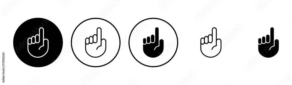 Hand icon set. hand vector icon, palm,click Hand icon set. hand vector icon, palm,click