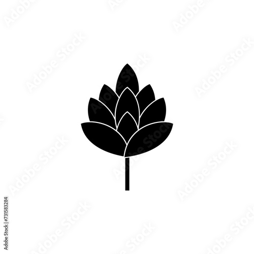 Hop Flat Vector Icon