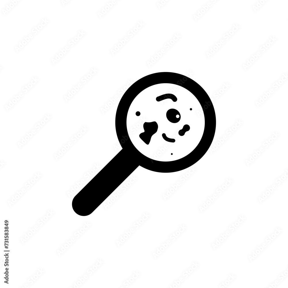 Bug Find Flat Vector Icon Bug Find Flat Vector Icon