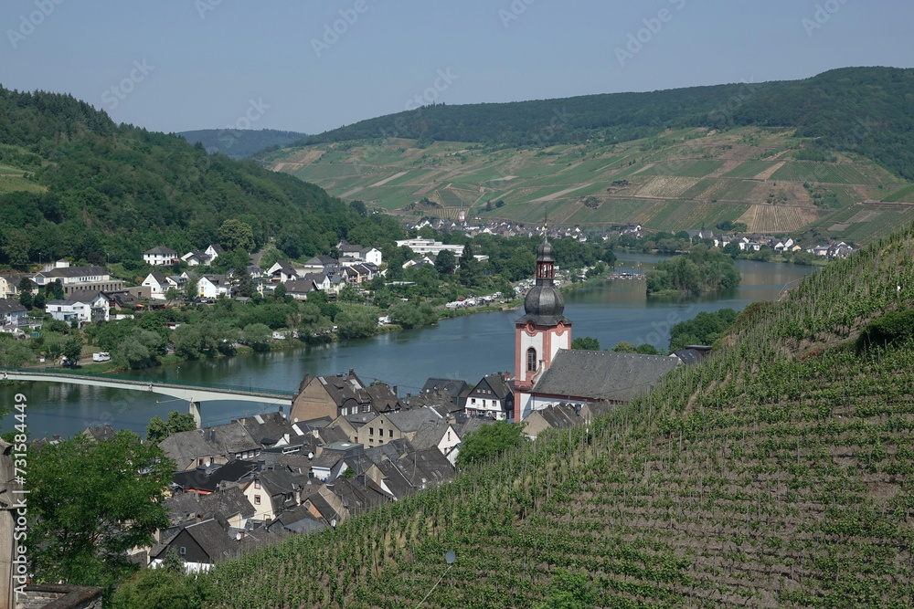 Fototapeta premium Zell an der Mosel