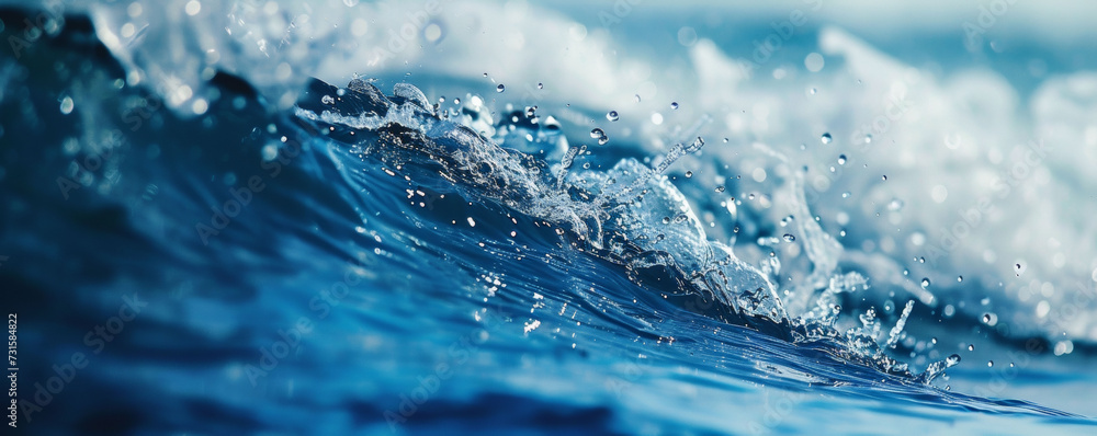 Close Up of a Wave in the Ocean Close Up of a Wave in the Ocean