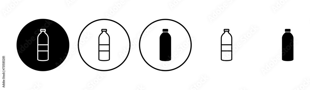 Bottle icon set. bottle vector icon Bottle icon set. bottle vector icon