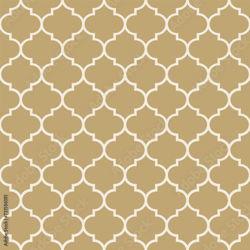 Seamless pattern with Moroccan tiles