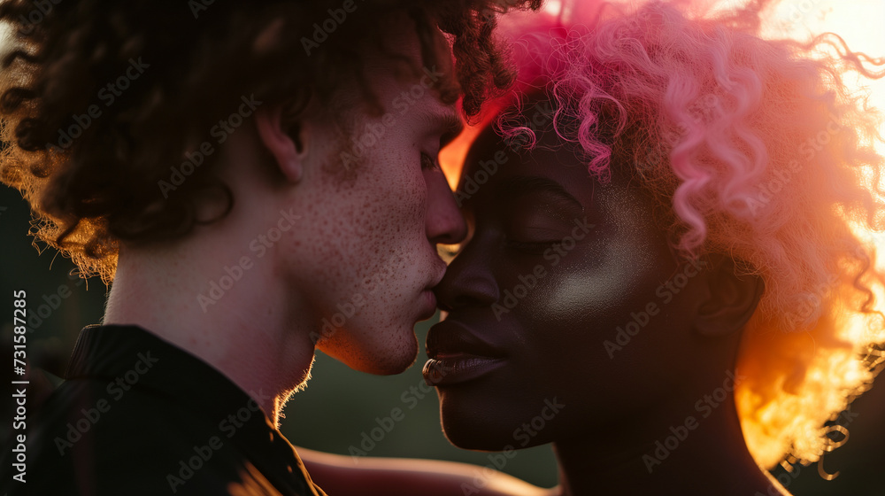 Love's Rhapsody Intimate Portrait of a Couple Lost in a Tender Kiss Love's Rhapsody Intimate Portrait of a Couple Lost in a Tender Kiss