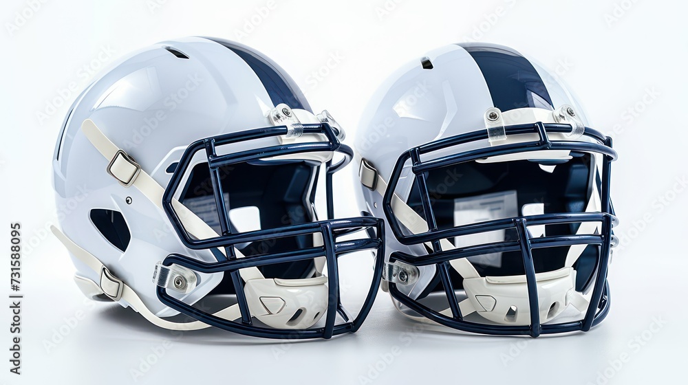 Fototapeta premium football helmet isolated on white background