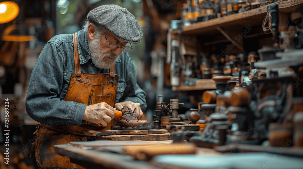 The Shoemaker's Sanctuary Portrait of a Senior Craftsman The Shoemaker's Sanctuary Portrait of a Senior Craftsman