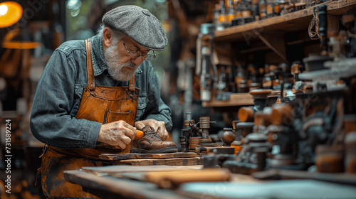 The Shoemaker's Sanctuary Portrait of a Senior Craftsman