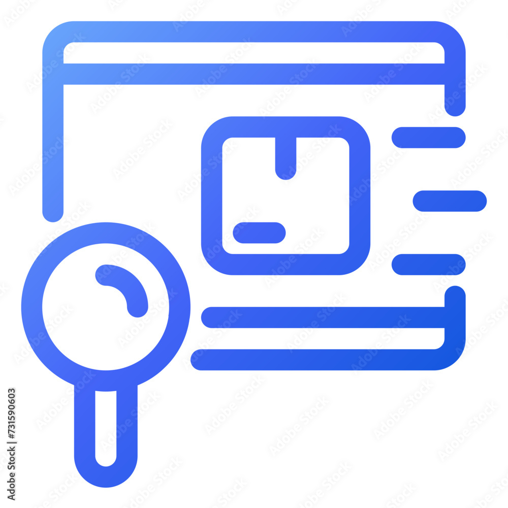 Marketing icon - gradient style Marketing icon - gradient style