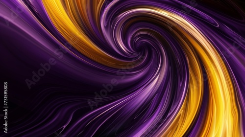 abstract background with technology and image of a Space bending through a dark space. 