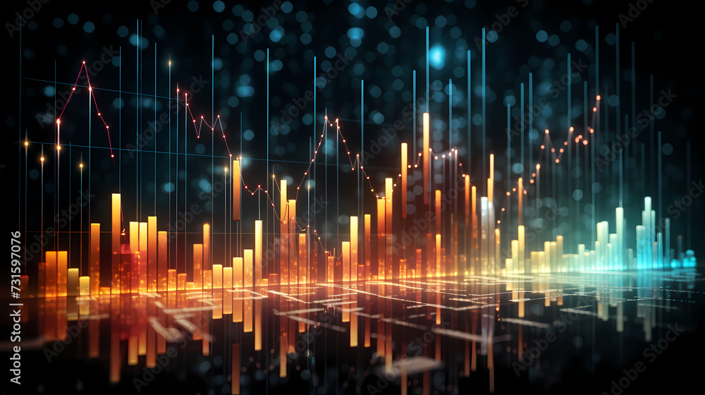 Stock market abstract background, economic and infographic concept Stock market abstract background, economic and infographic concept