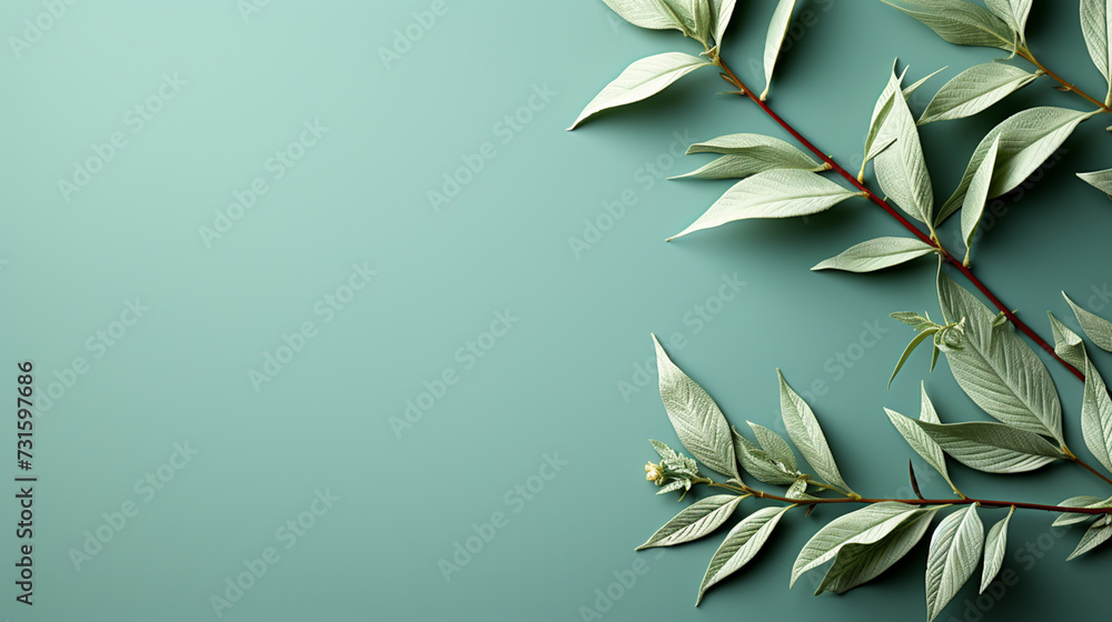 Green leaf background. Leaves texture. blank sheet.