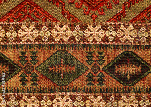 traditional thai style fabric