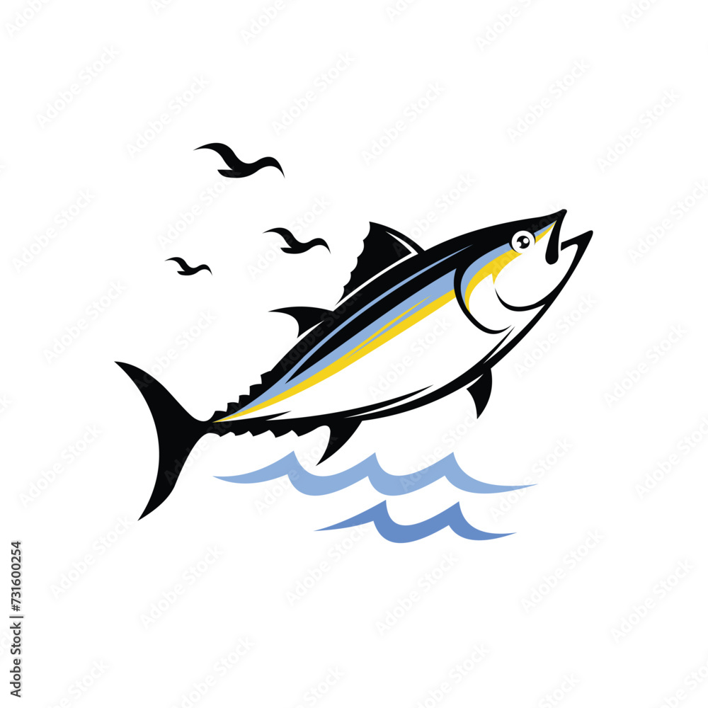 Tuna vector, tuna logo design Tuna vector, tuna logo design