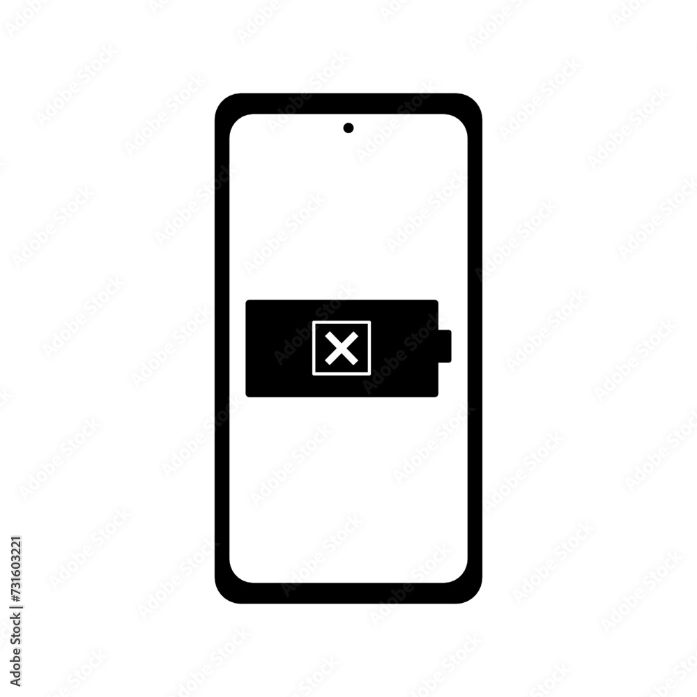 Smartphone Battery Charging Filled Icon | Error Symbol in Smartphone Charging | Smartphone Charging Smartphone Battery Charging Filled Icon | Error Symbol in Smartphone Charging | Smartphone Charging
