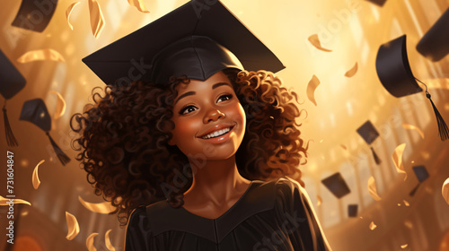 portrait of a Graduate woman