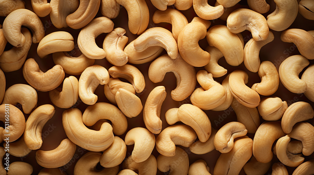 raw pile of fresh stacked cashew nuts background raw pile of fresh stacked cashew nuts background