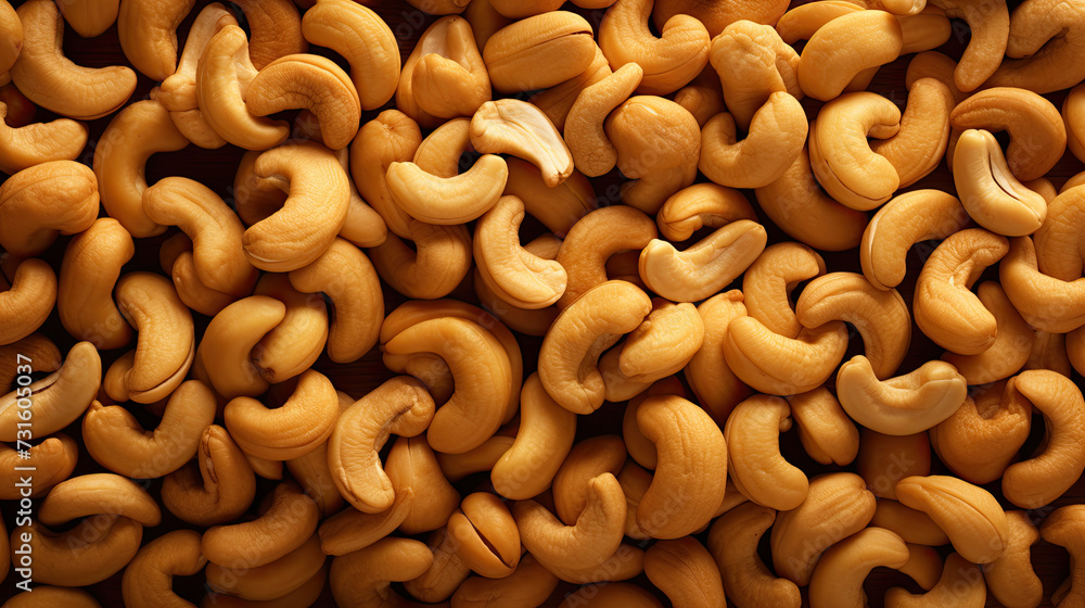 raw pile of fresh stacked cashew nuts background raw pile of fresh stacked cashew nuts background