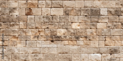 Antique stone wall texture, stone wall background, old city ancient stone wall seamless pattern