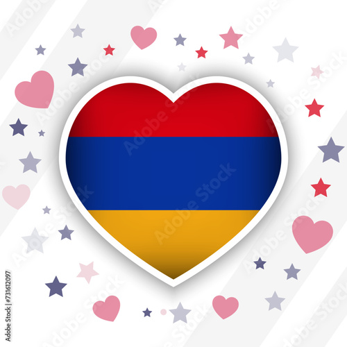 Creative Armenia Flag Heart Icon Free Download Creative Armenia Flag Heart Icon - GFXLoad