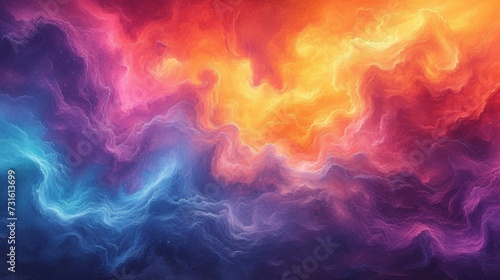 Cosmic Clouds in Fiery Colors