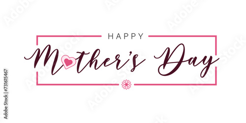 Mother day. Mother day poster. Happy Mother's Day. Vector illustration for women's day, shop, discount, sale, flyer.Lettering style.