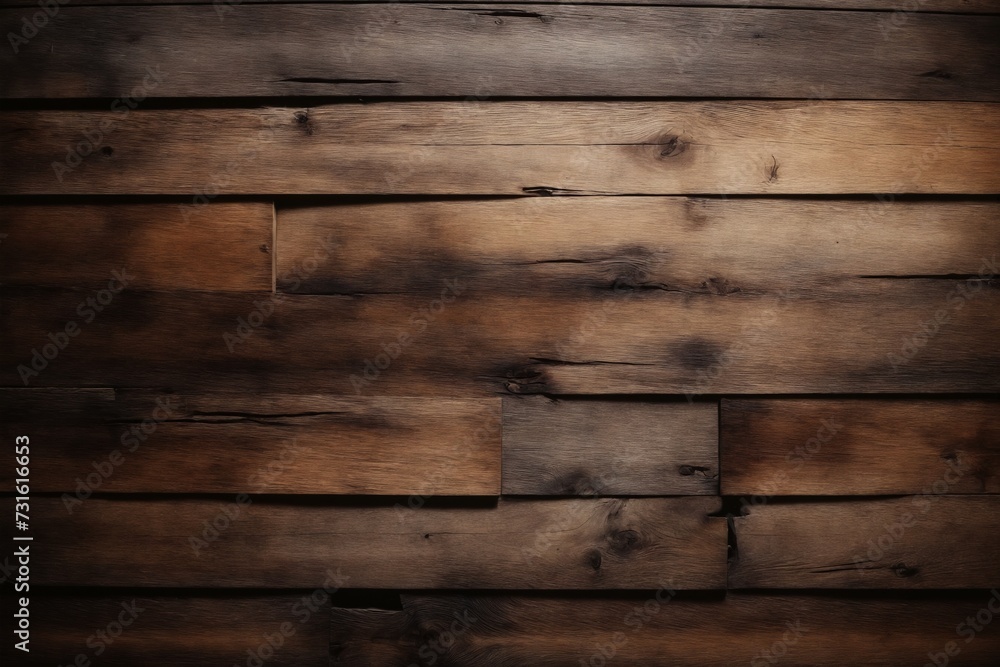 Naklejka premium Old Grunge Vintage Wood Panels Background