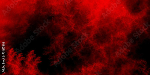 Red Black dirty dusty nebula space clouds or smoke empty space dreaming portrait,burnt rough abstract watercolor.ethereal blurred photo.ice smoke horizontal texture. 