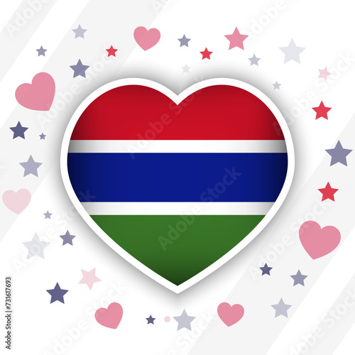 Creative Gambia Flag Heart Icon Free Download Creative Gambia Flag Heart Icon - GFXLoad