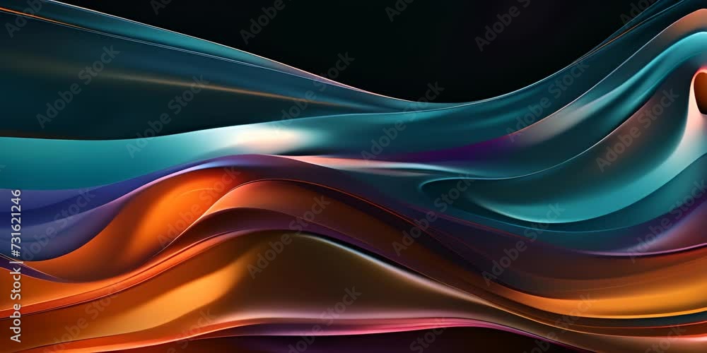 Metallic abstract wavy liquid background layout design tech innovation 4K video Metallic abstract wavy liquid background layout design tech innovation 4K video
