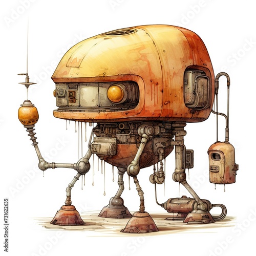 Machinarium machinery, a whimsical fusion of cartoon fantasy and fantastic design photo