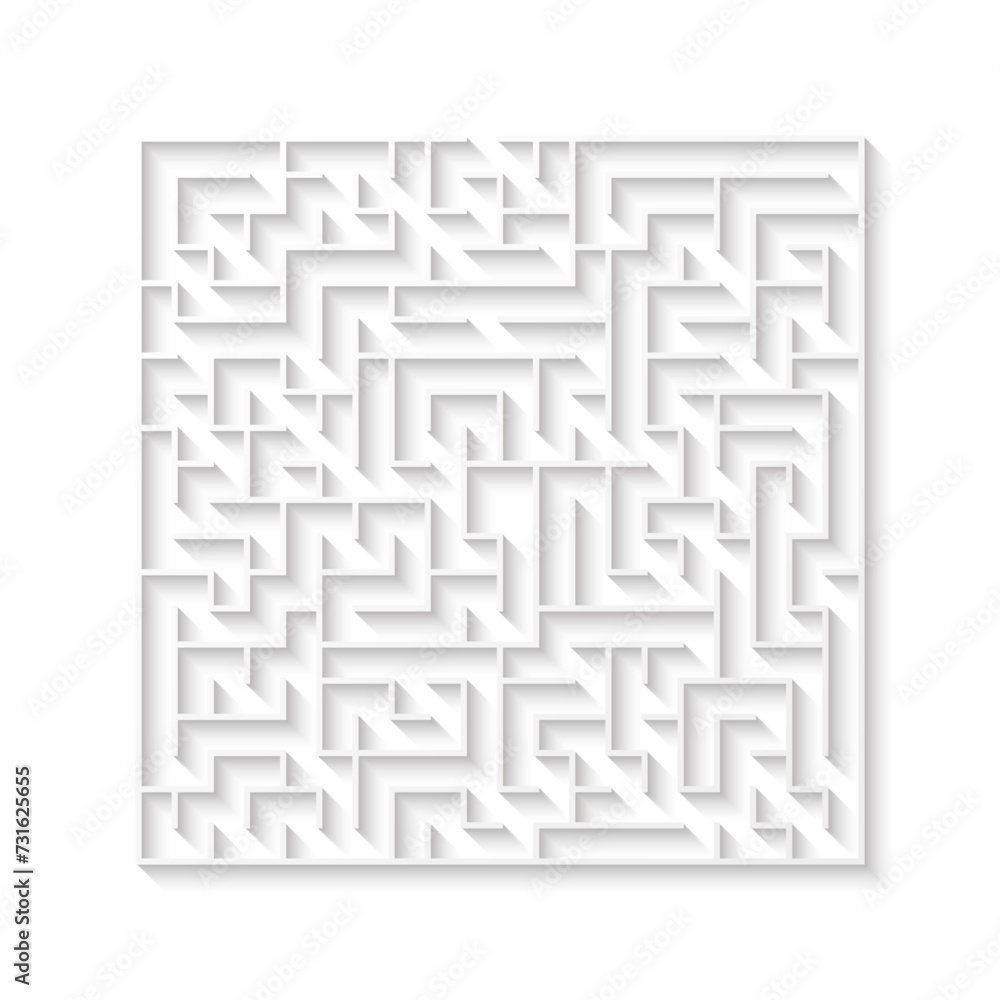 Abstract background with maze design in black and white Abstract background with maze design in black and white