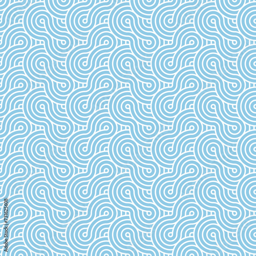 Abstract background with a wave styled pattern in pastel blue colour
