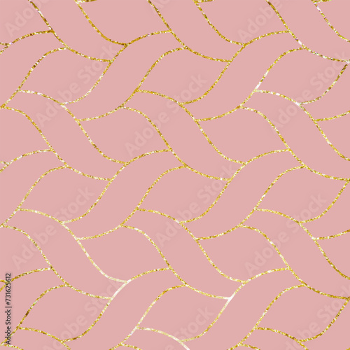 Abstract background with a glittery gold pattern design