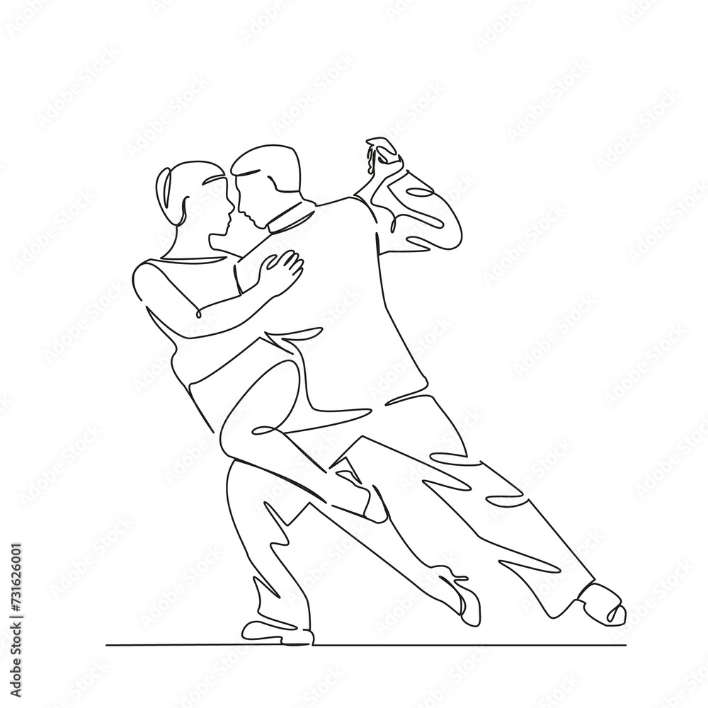 Fototapeta premium ballroom dancing